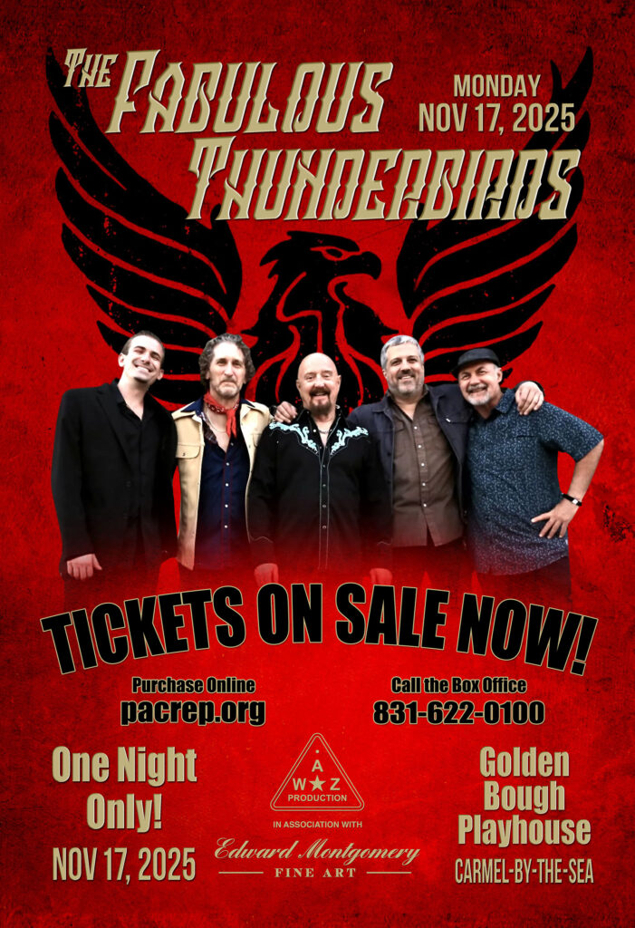 Fabulous Thunderbirds Poster for Golden Bough Theater, Carmel-by-the-Sea