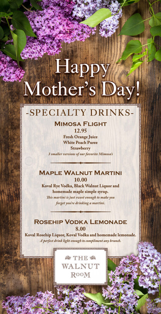 Walnut Room Mother's Day