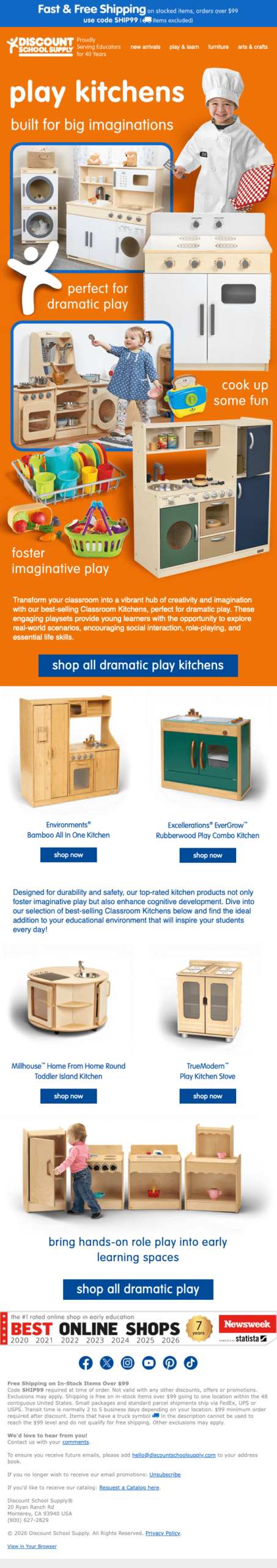 Dramatic Play Kitchens