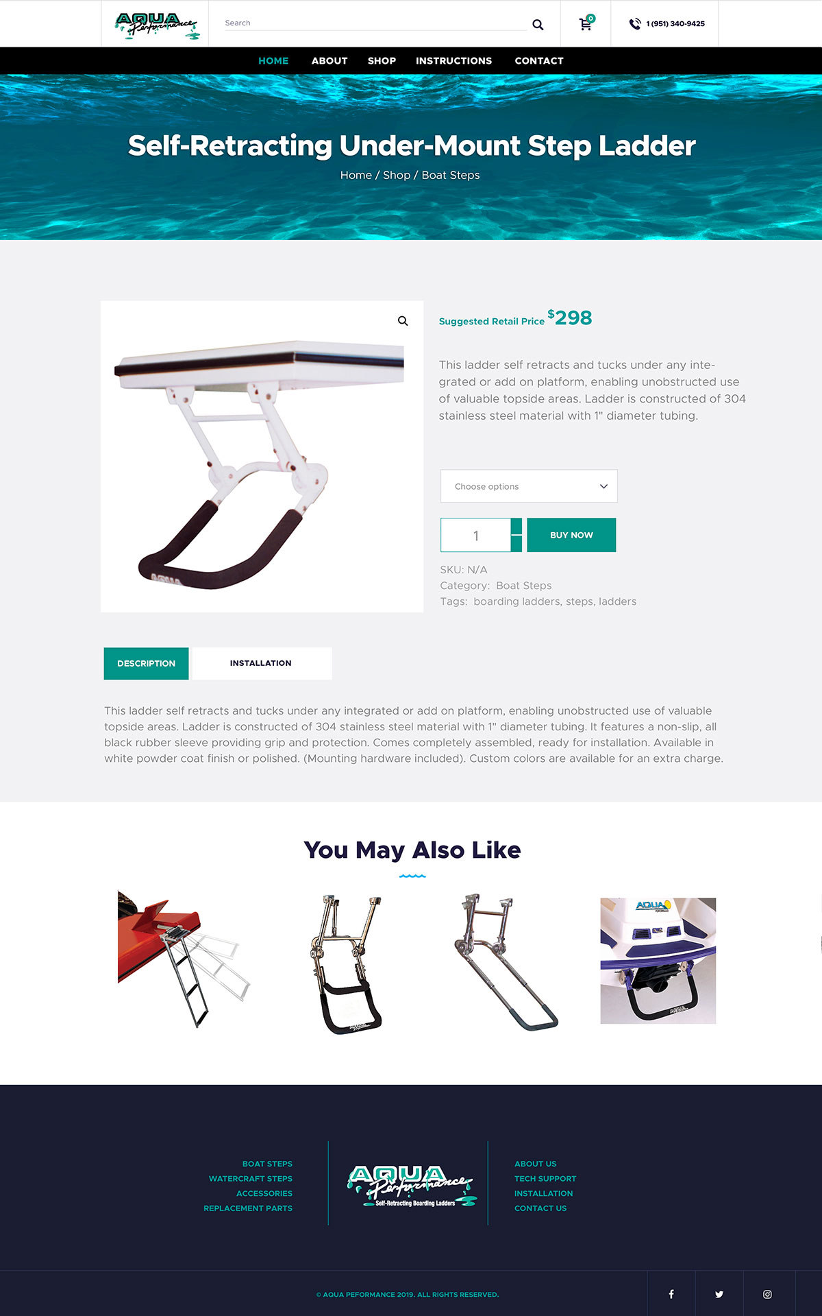 Aqua Web Layout 2019