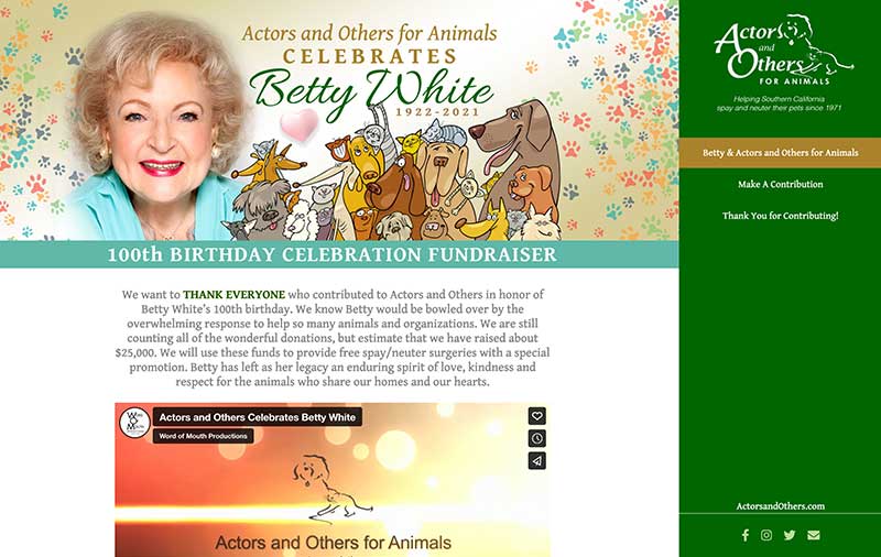 Betty White Challenge